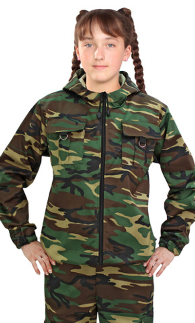 Костюм детский "Зарница" зеленый кмф