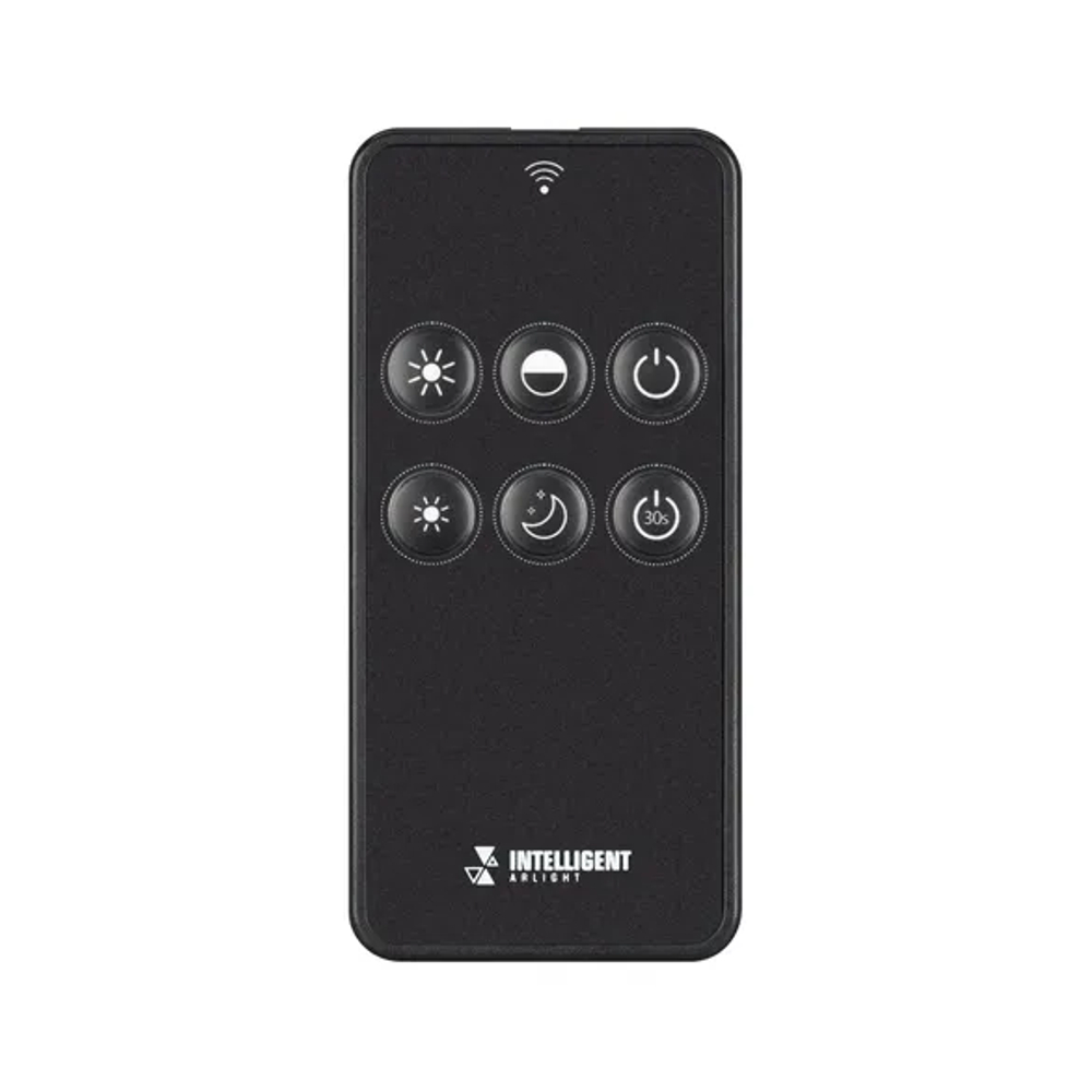 INTELLIGENT ARLIGHT Пульт SMART-801-22-1G-DIM Black (3V, 2.4G) (IARL, IP20 Пластик, 5 лет) 045929