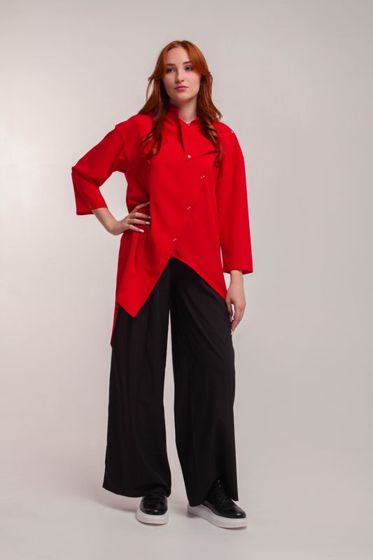 РУБАШКА-КИТЕЛЬ 23X. PROF красная