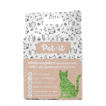 Pet-it комкующийся наполнитель для кошек Тофу Зеленый чай, 6 л