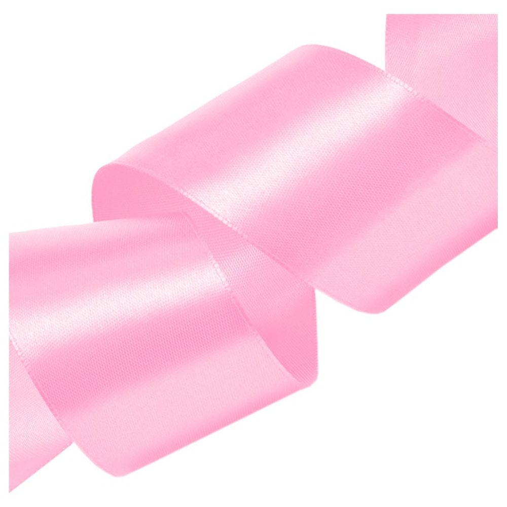 Лента атлас розовый, катушка 5 см * 23 м #58-50