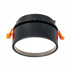 ST651.438.14 Встраиваемый поворотный светильник Черный LED 1*14W 3000K 1 100Lm Ra>90 120° IP20 D105x Встраиваемые светильники