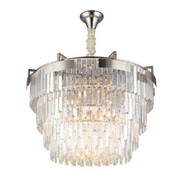 Люстра подвесная APL.813.03.15 сатинированный никель Mariz Aployt