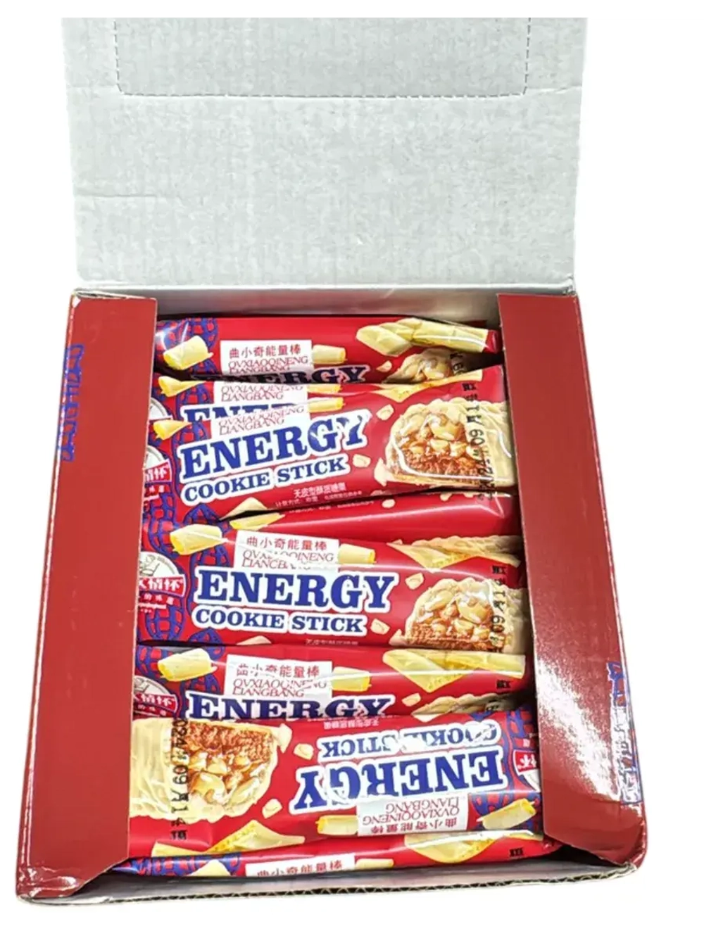 Энергетические батончики в белом шоколаде 21,5 г * 20 шт