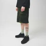 Шорты Меч SS24 Vel Dyed Black Moss зеленые