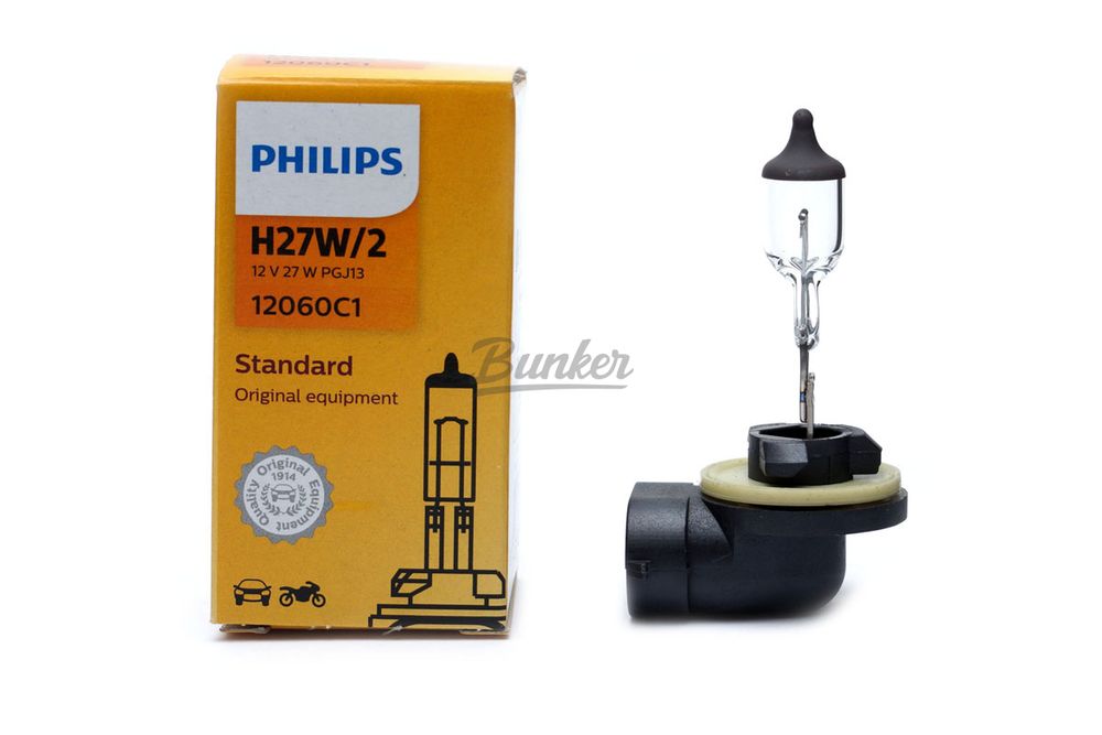 Галогеновая лампа Philips Standard H27W/2,12V