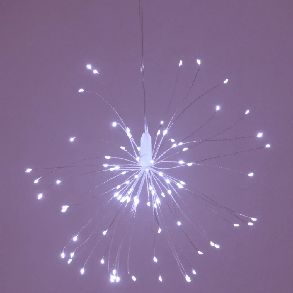 Гирлянда для дома БАХРОМА «Сфера» ш3м*в0,4/0,6м 500 ламп LED, 8 режимов, IP-40, Белый