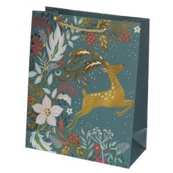 GAEM Пакет подарочный M (бумага 210г/м2, блок 12шт), L26 W12 H32 см, 82в.