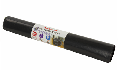 Мешки для мусора 240л/80мкм., 90х140 см., черные, особо прочные, LAIMA 5 шт. 605-339