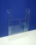 Карман буклетница А4 (акрил, на саморезы) верт, объем 30 мм