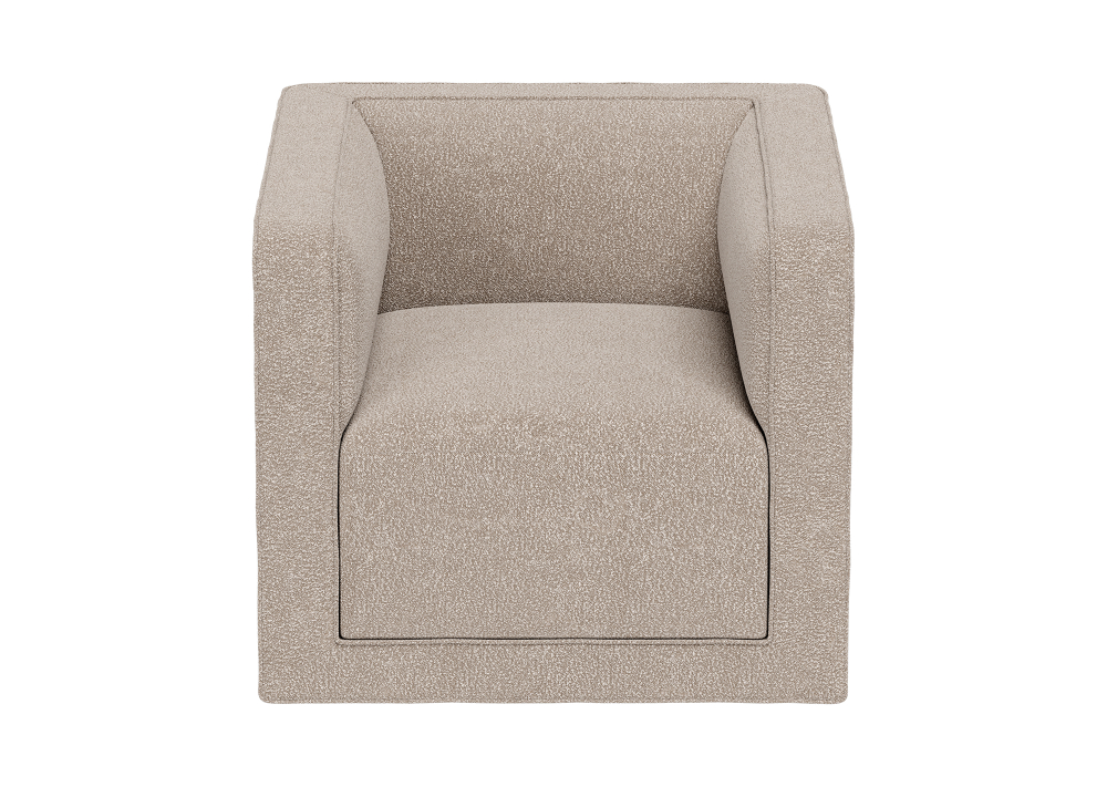 Кресло Cube (бежевый, букле)