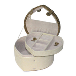 Шкатулка для украшений Jardin D'Ete, цвет бело-золотой, 20х20х16 см