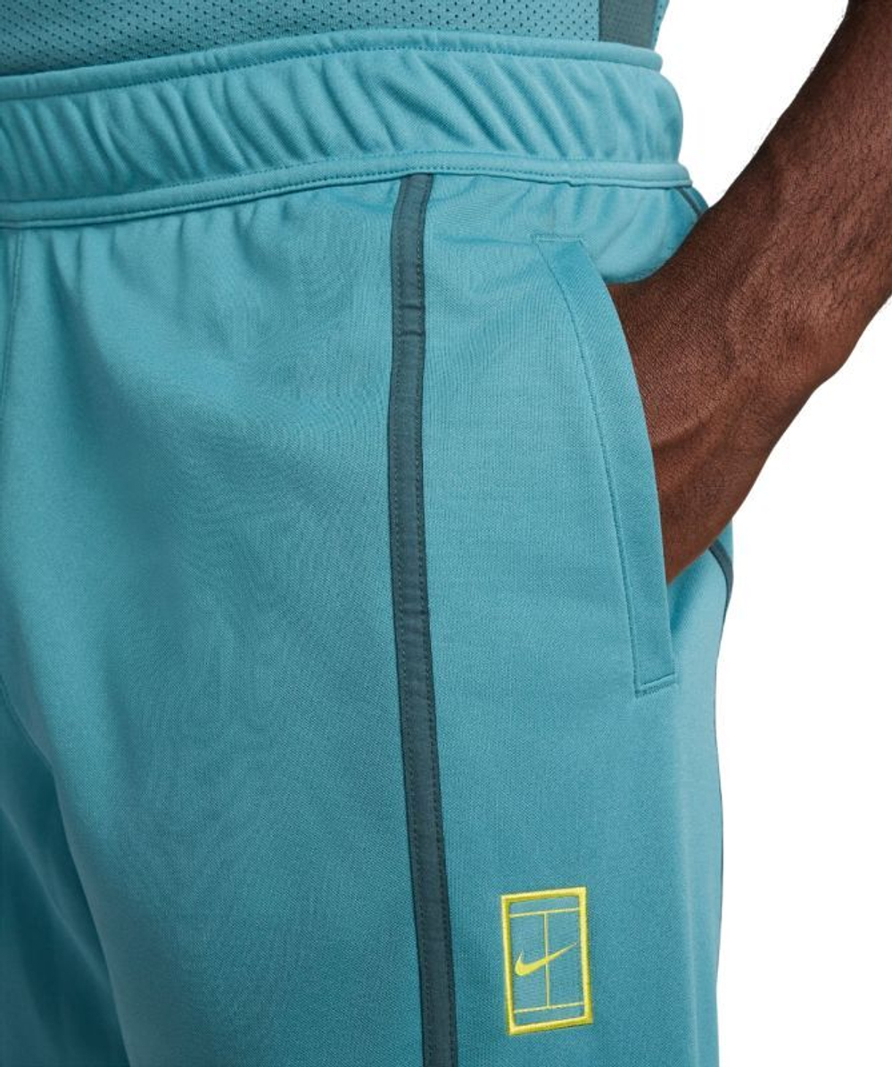 Мужские теннисные штаны Nike Court Heritage - Бирюзовый