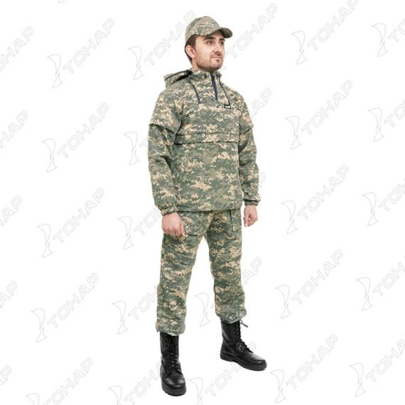 Костюм противоэнцефалитный Helios СТОП-КЛЕЩ р. 52-54 Серый Пиксель