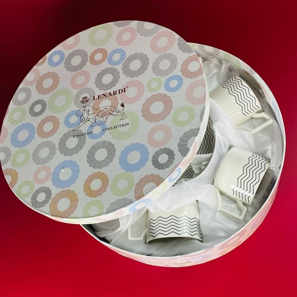 Lenardi 305-148 Чайный набор 12пр.250 мл в под.уп.(х6)Фарфор