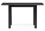 Керамический стол Woodville Кина 90(130)х65х76 shakespeare black, черный