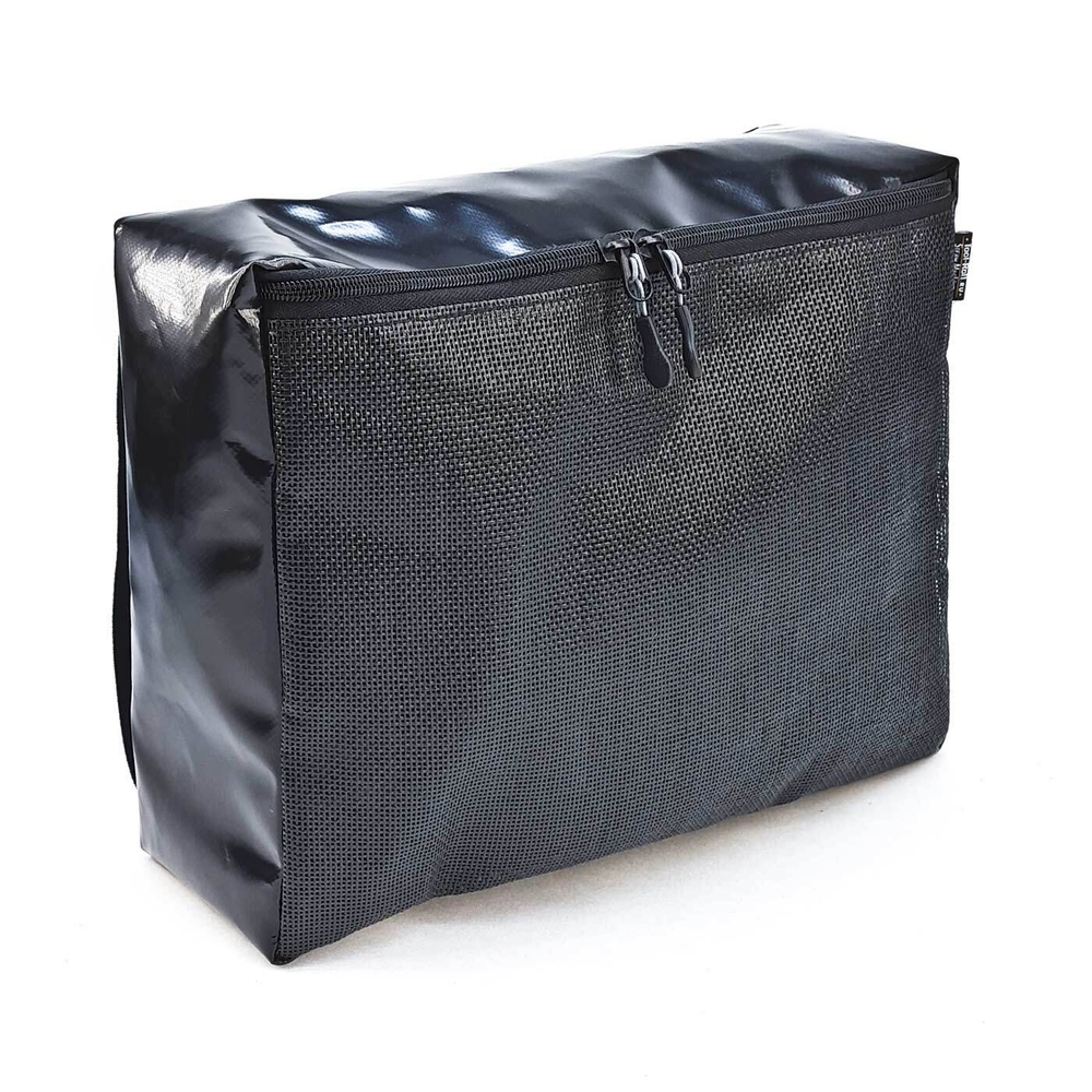 Утилитарный подсумок MOLLE из ткани ПВХ с сеткой 35x27x10см - 10x6