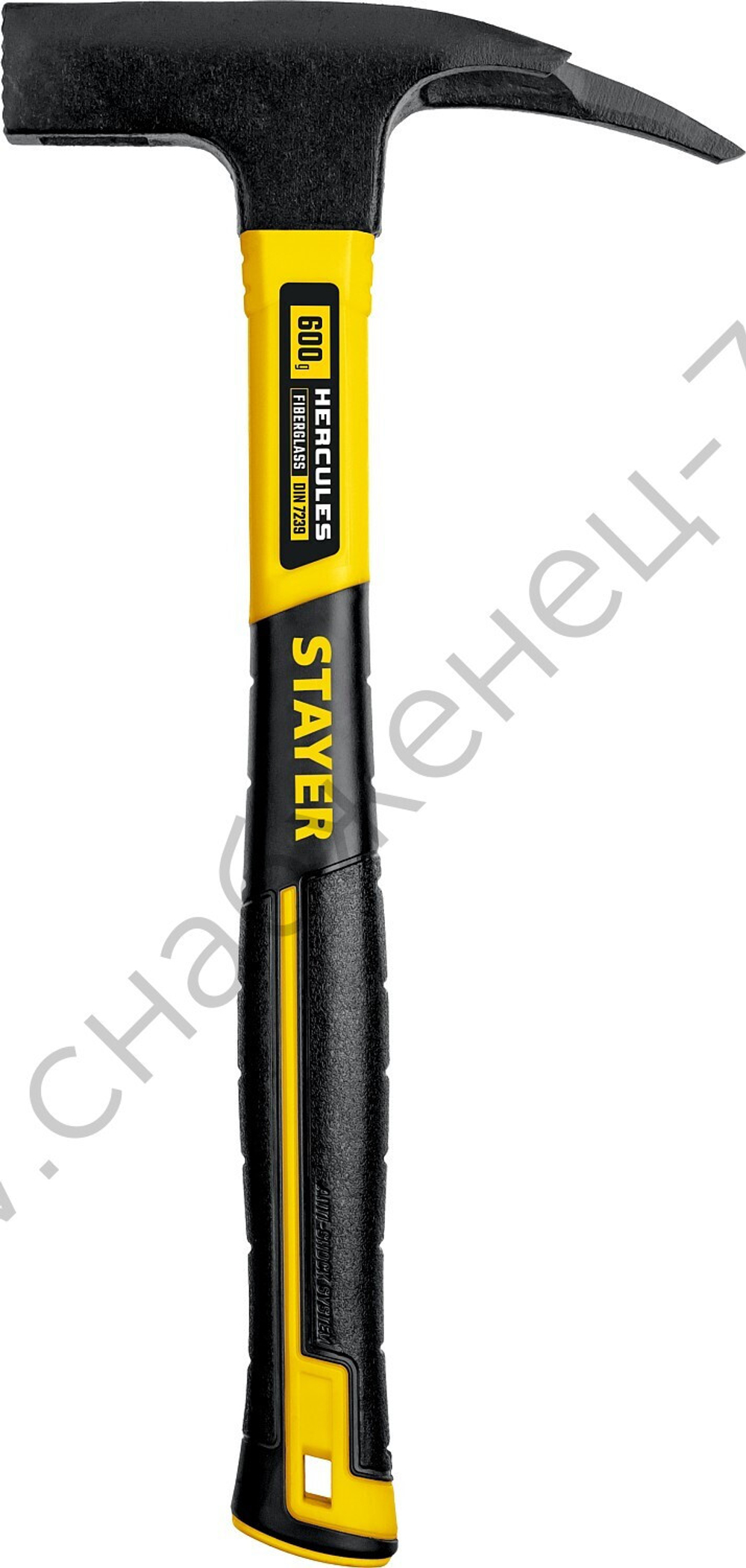 STAYER Hercules 600 г, Молоток кровельщика с фиберглассовой рукояткой (20201_z01)