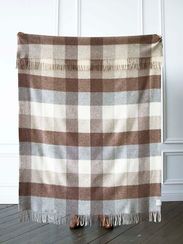 Плед PALANGA 7-02 из шерсти монгольских ягнят AVINAMAS