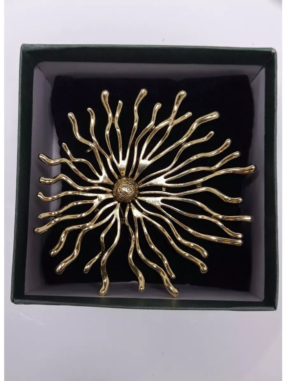 Брошь Абстракция-солнце