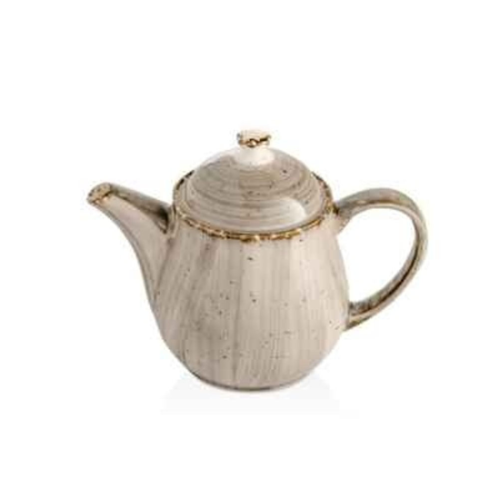 Чайник фарфоровый (675мл) 67.5cl., фарфор, цвет коричневый, Avanos, Terra