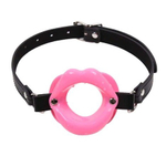 Кляп-расширитель в форме губ розовый