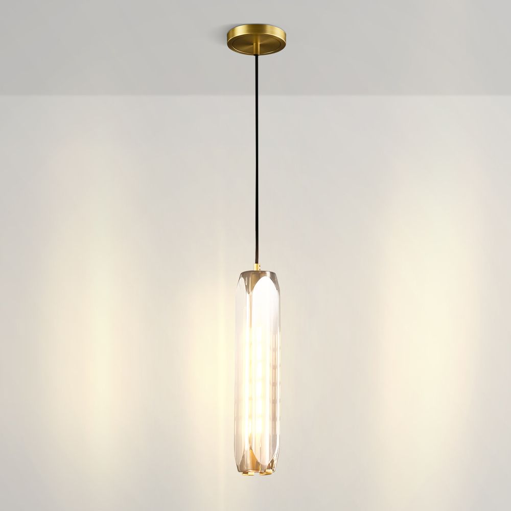 Подвесной светильник MT8851-1H bronze/clear