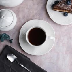 Чайная пара 200 мл белая d 8,6 см h6,1 см Aristocrat Stackable Noble [6]