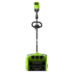 Greenworks GD60SS2 60В аккумуляторная снегоуборочная лопата (1 x 4 Ач, ЗУ) ковш 30 см, выброс 7.6 м 2603207UB