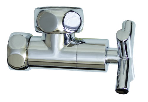 Кран для ПС УГЛОВОЙ 1"г х 3/4г  КРЕСТ VER  (30/1пар)