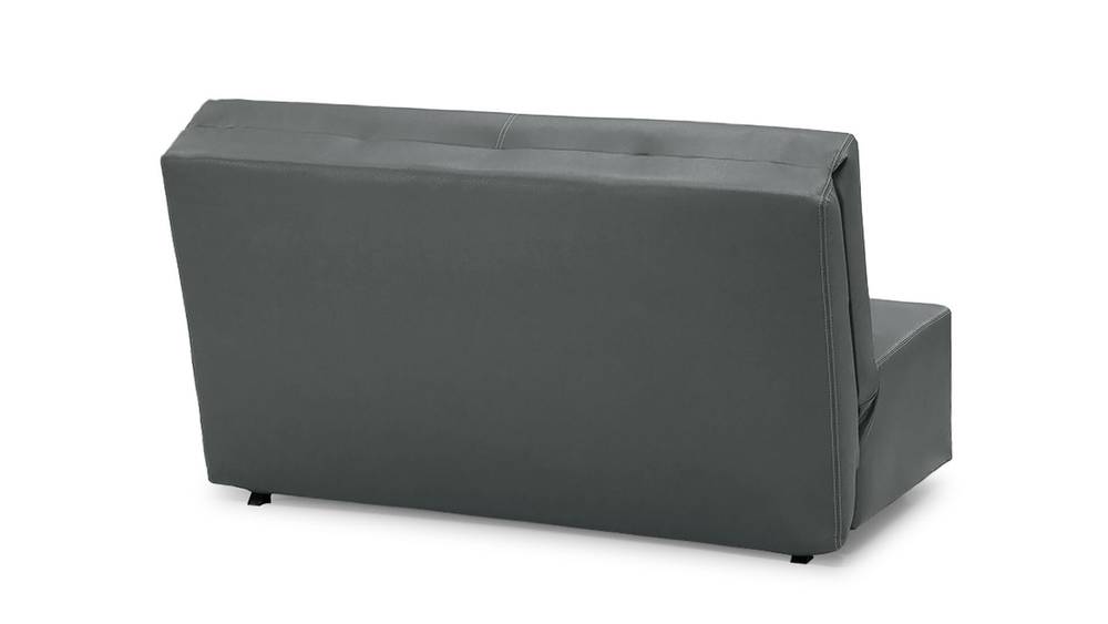 Диван Лорт Galaxy Dark Grey 122*100*86 см, Серый Экокожа Аккордеон Фиеста