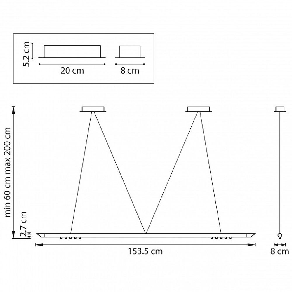 Подвесной светильник Lightstar Virata 814203