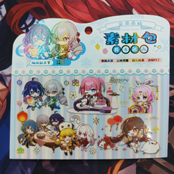 Прозрачные стикеры "Хонкай Стар Рейл / Honkai: Star Rail"