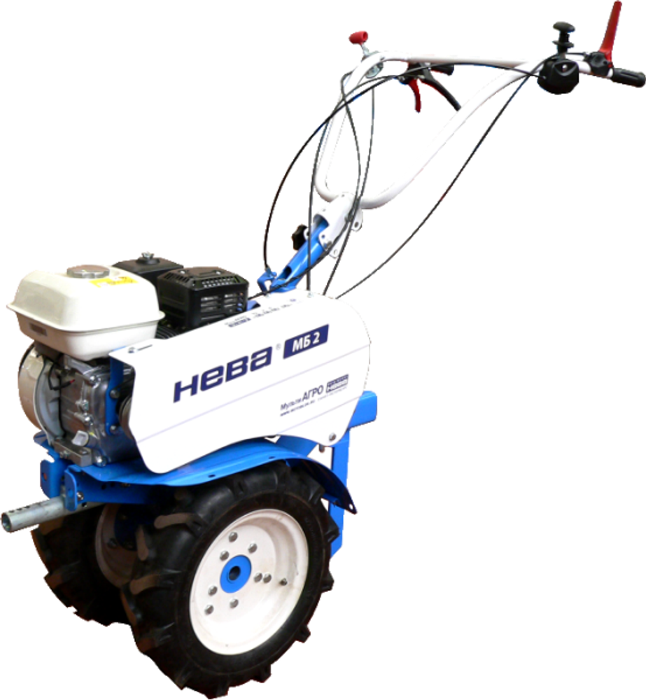 Мотоблок НЕВА МБ-2-Н МультиАГРО (GX200) c тяговыми колесами