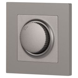 Светорегулятор Intro Accent 6-401-09 поворотный, 600Вт 230В, IP20, СУ, титан