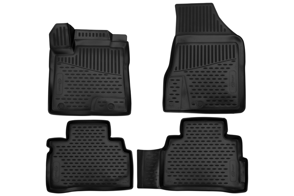 Коврики в салон для NISSAN Murano (III) Z52, 2014-, 4 шт. (Повышенная устойчивость, повышенная износостойкост FORMAT.3D3661210K