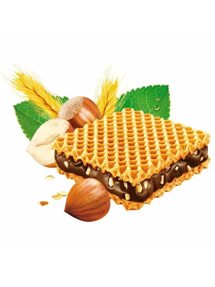 Вафли Ferrero Hanuta с шоколадно-ореховой начинкой 220 г x 2 шт