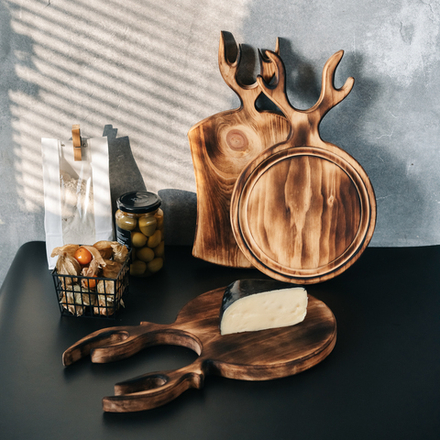 Набор разделочных досок из сибирского кедра 3 шт.  RDN31