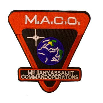 Нашивка на куртку. M.A.C.O.