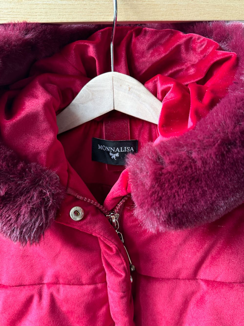 Бархатная куртка Monnalisa, 92