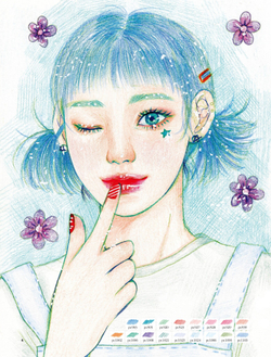 Pretty Girl 2. Coloring Book