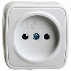 Розетка без заземления Stekker Basic 50074