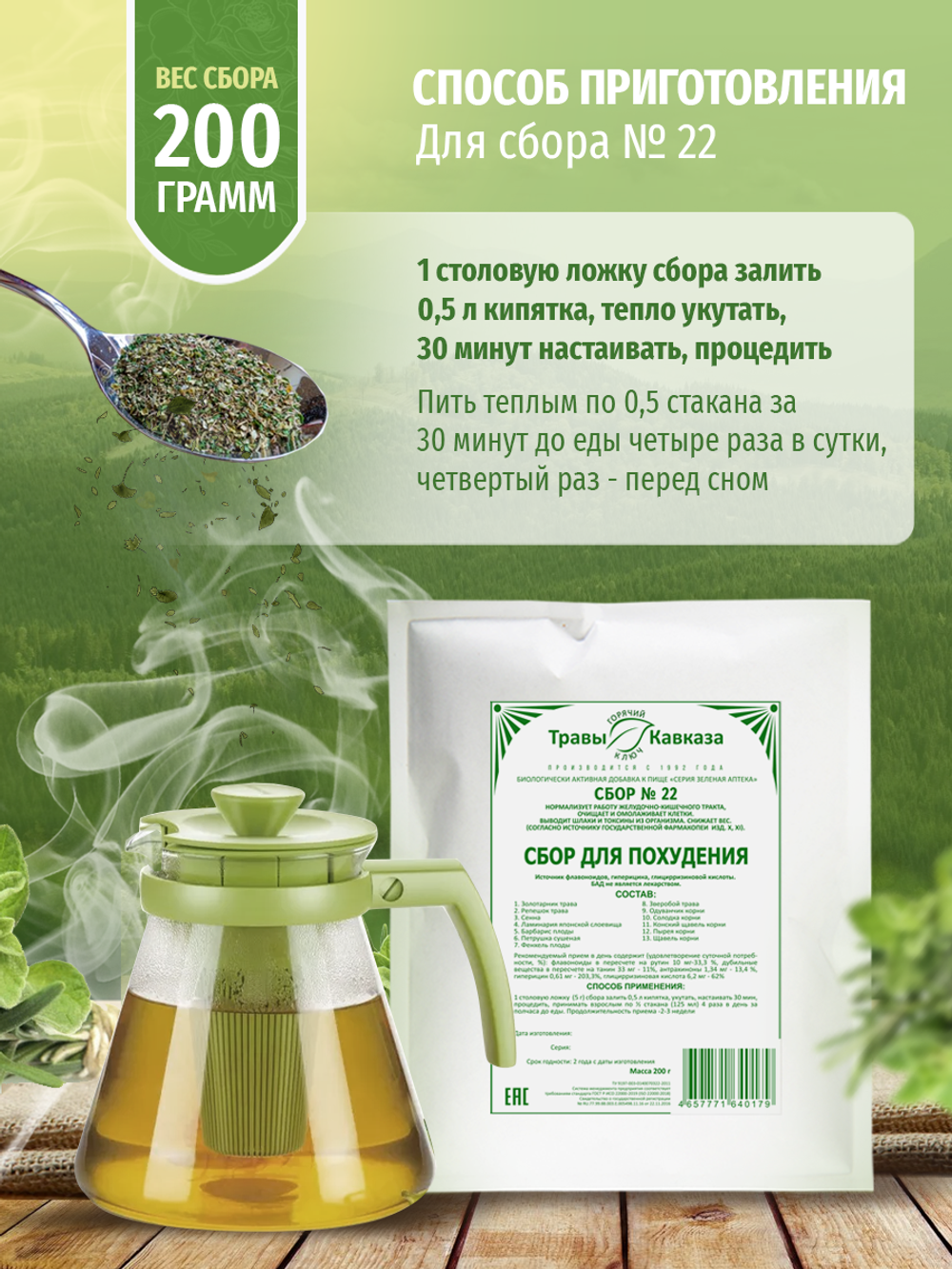 Сбор № 22 Для похудения