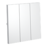 Клавиши для выключателя/переключателя трехклавишного, S70 (белый матовый)