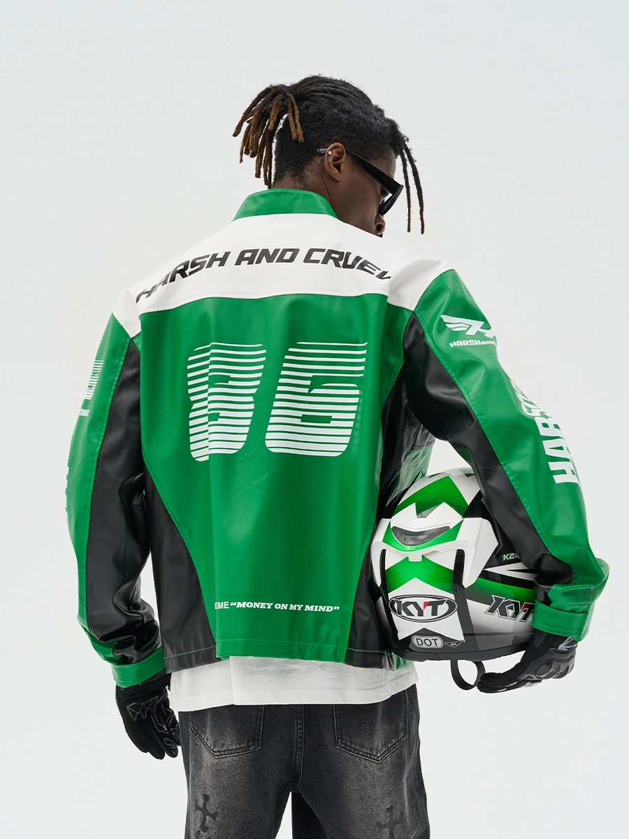 Куртка HARSHandCRUEL "Racing" V1 Leather Jacket