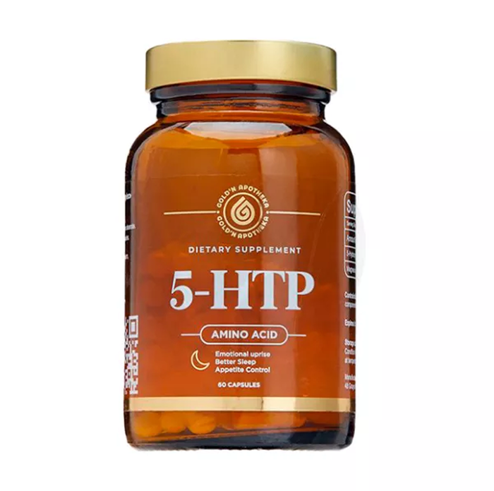 5-гидрокситриптофан, 5-HTP, Apotheka, 60 капсул
