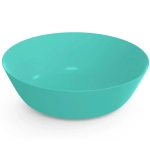 Тарелка глубокая 17см «Натура» бирюзовая С946БИР