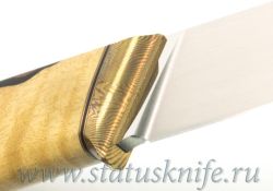 Нож авторский S125V Мокуме Лунный Эбенфотография - 7