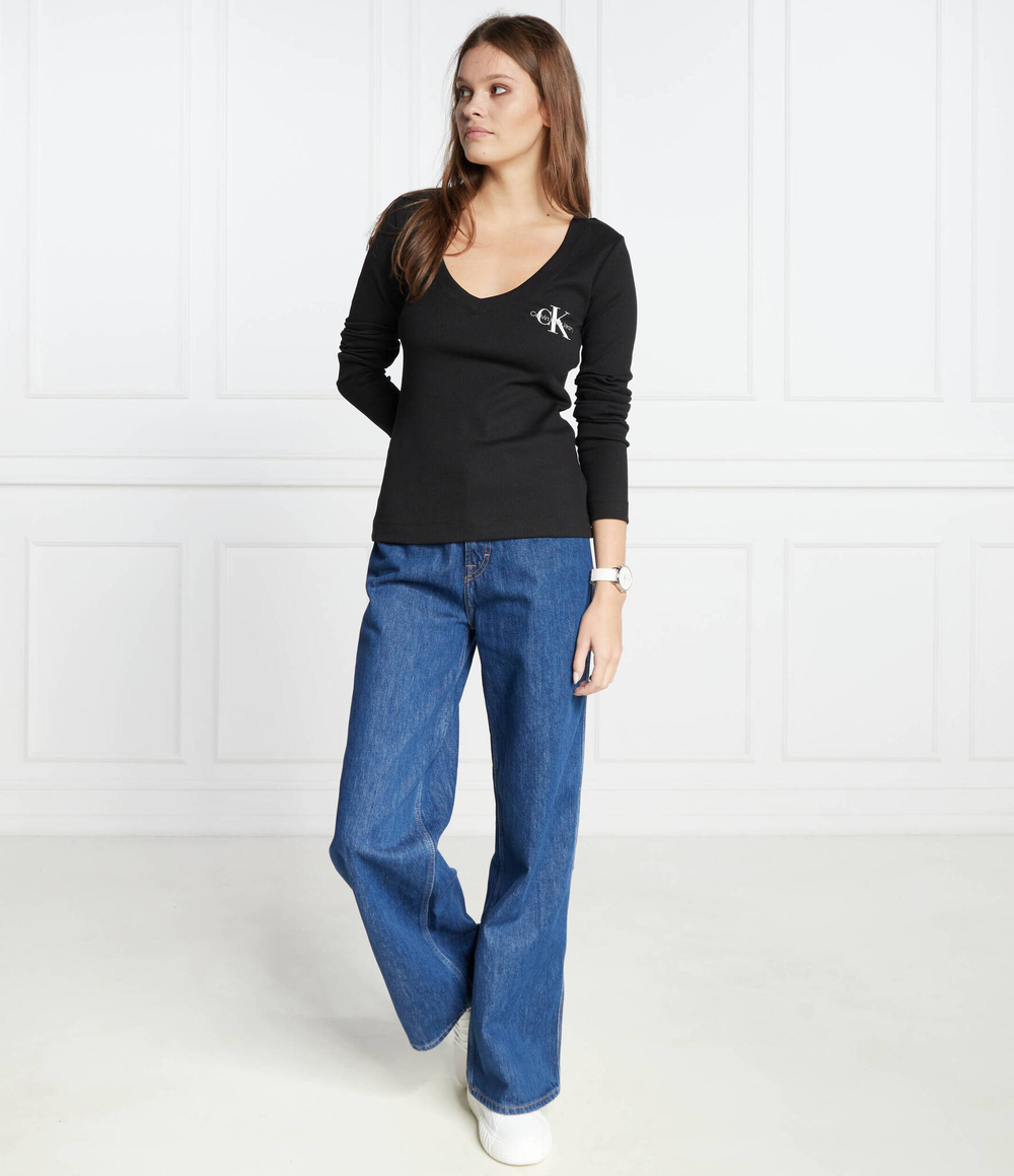 Блузка CALVIN KLEIN JEANS - черный(J20J222023)