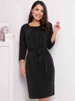 Платье Нежный образ (люрекс, блэк) Diolche